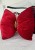 Poduszka - kokarda, czerwona