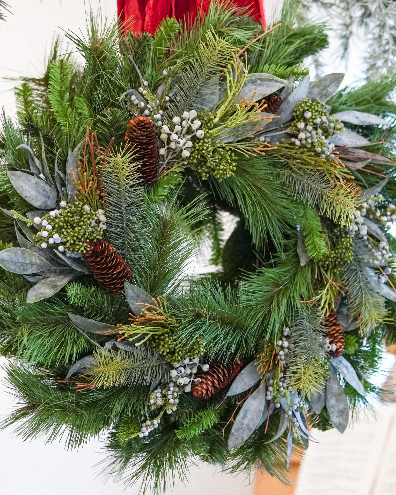 Wianek mix gałązek średnica ok 50cm