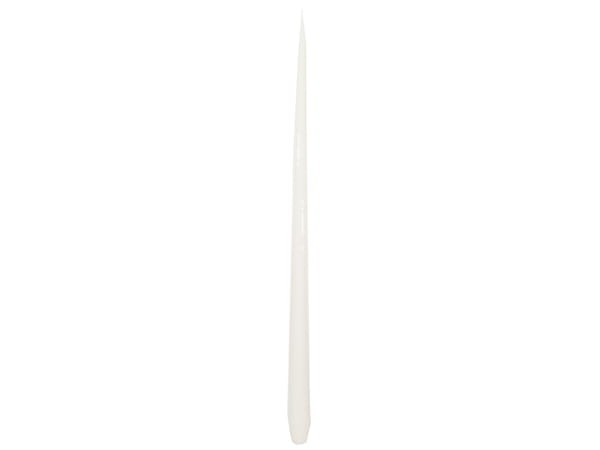 Świeca szpic w kolorze białym, zestaw4 szt./ wys. 50 cm